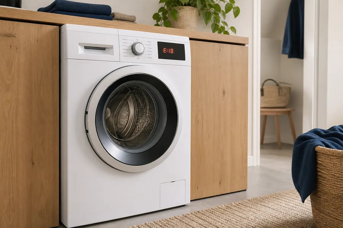 Redaktionelles Artikelbild zu Bosch Waschmaschine Fehlercode-Tabelle. Modell richtig zuordnen