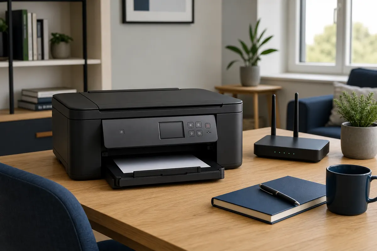 Redaktionelles Artikelbild zu Canon Drucker mit WLAN verbinden. Die passende Methode wählen