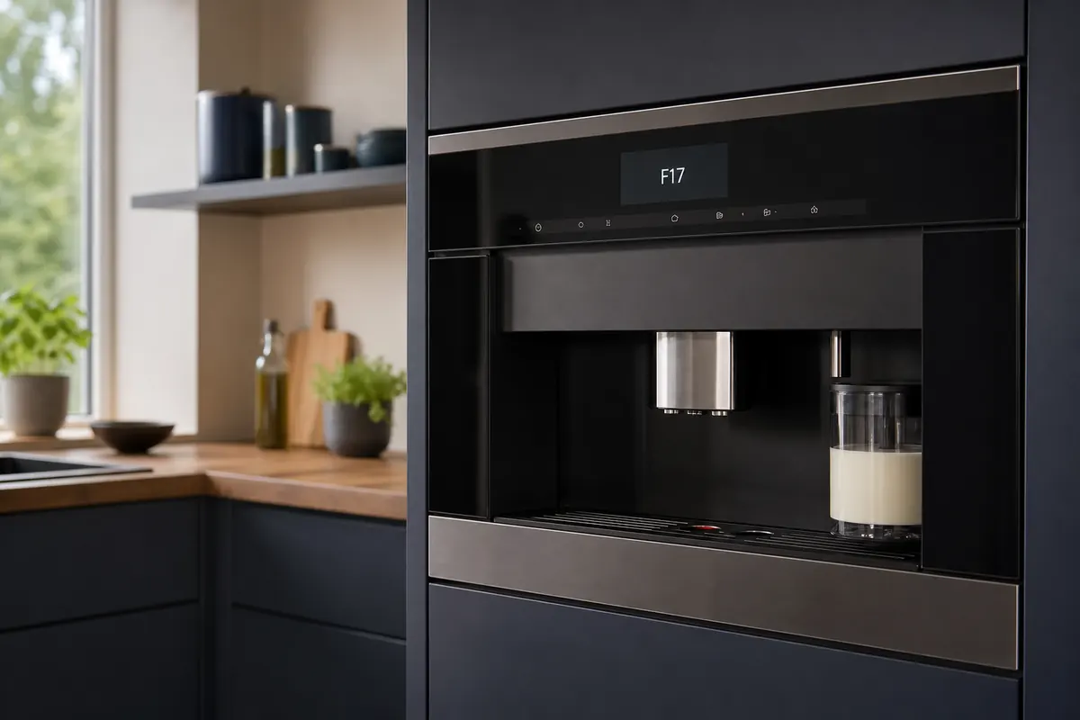 Redaktionelles Artikelbild zu Miele Kaffeevollautomat Fehler F17. Wasserweg richtig prüfen