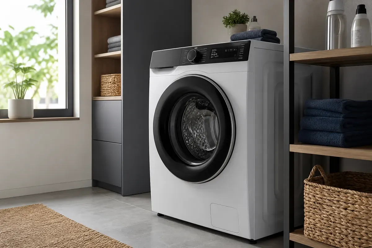 Redaktionelles Artikelbild zu Samsung Waschmaschine kalibrieren. Der passende Modellweg
