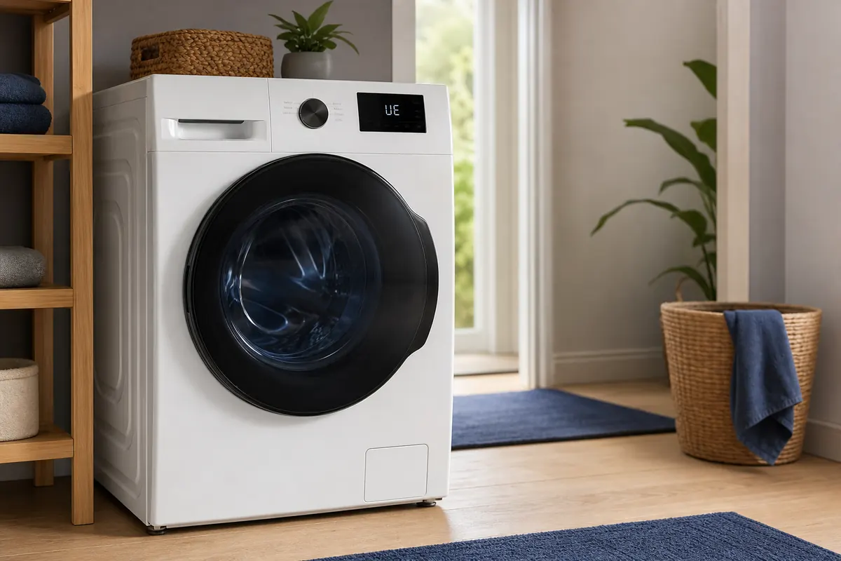 Redaktionelles Artikelbild zu Samsung Waschmaschine zurücksetzen. Welcher Reset wirklich passt