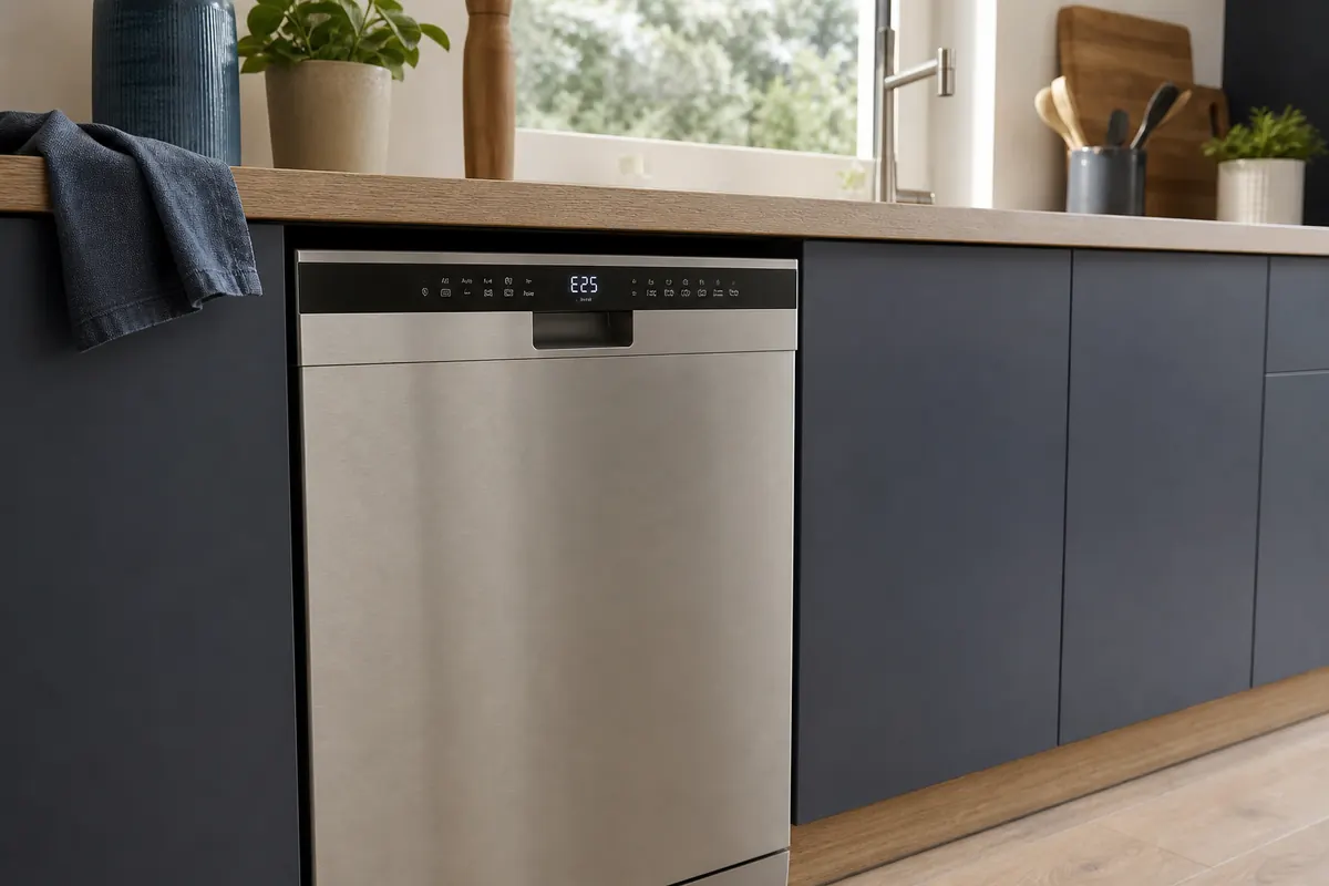 Redaktionelles Artikelbild zu Siemens Geschirrspüler Fehler E25 sicher beheben