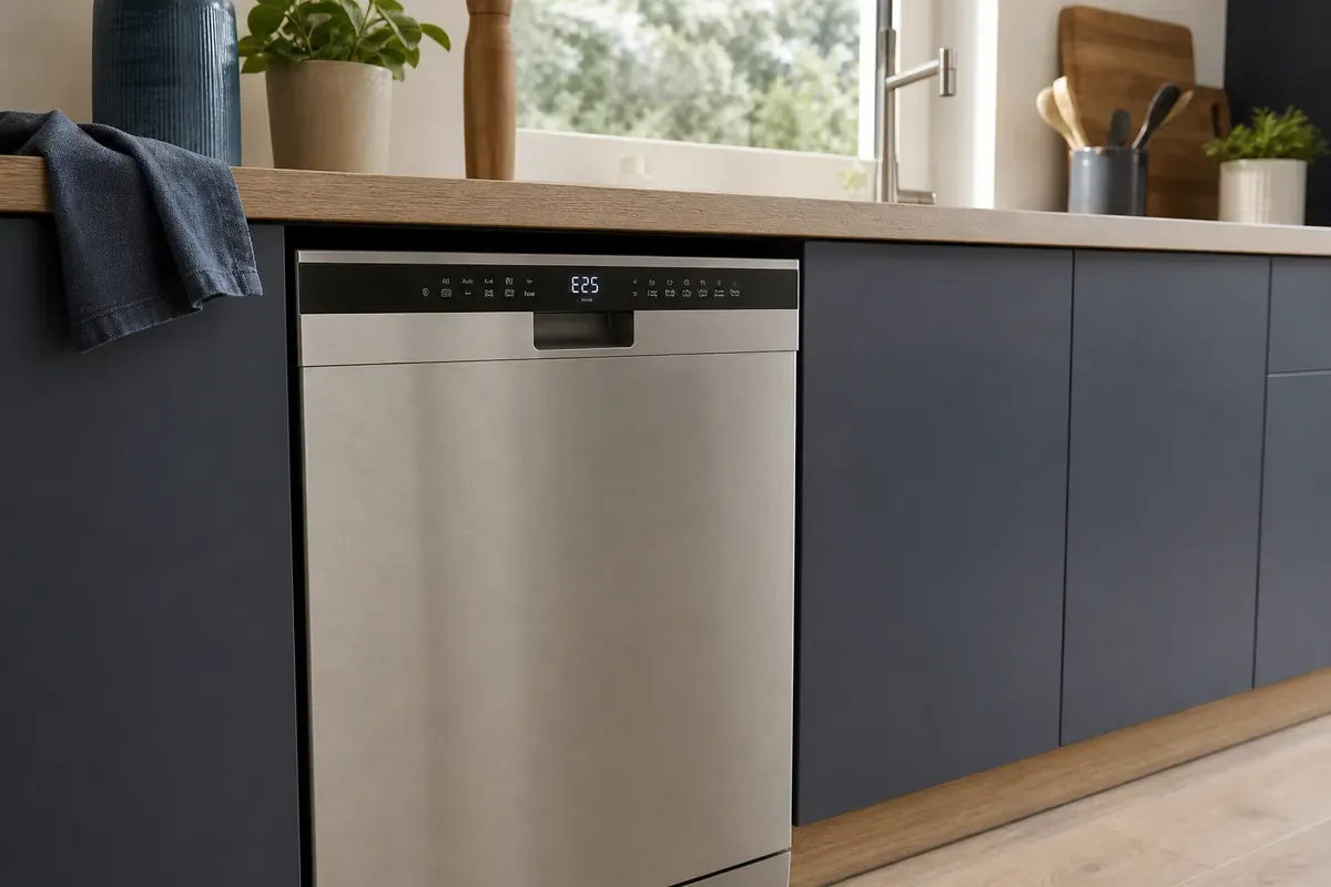 Redaktionelles Artikelbild zu Siemens Geschirrspüler Fehler E25 sicher beheben