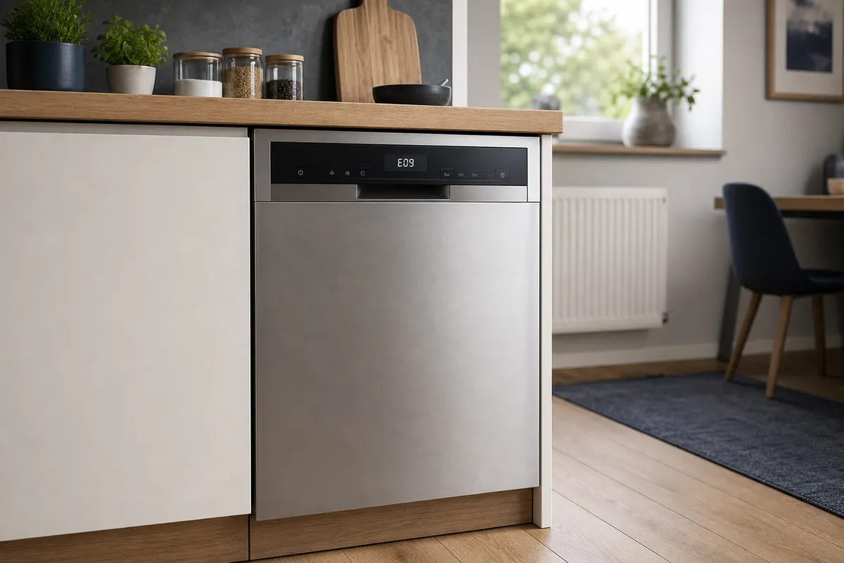 Redaktionelles Artikelbild zu Siemens Geschirrspüler Fehler E09. Heizsystem ist Servicefall